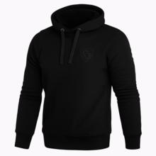 Bluza z kapturem Extreme Adrenaline "Hooligans - logo" czarno-czarna