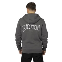Bluza rozpinana z kapturem PIT BULL "RUFFIN RING" - grafitowy