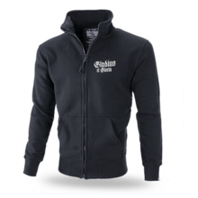 Dobermans Aggressive zip-up sweatshirt &quot;Gladius BCZ302&quot; - black