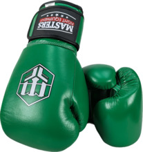 Rękawice bokserskie skórzane Masters RBT-GREENSTRIKE - zielone 12oz