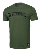 Koszulka PIT BULL "Hilltop" 170 - oliwkowa