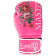Rękawice bokserskie MASTERS RPU-FLOWER - różowe