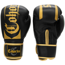 Cohortes &quot;Cornibus Cohort&quot; leather boxing gloves - black/gold