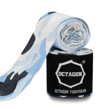 Octagon boxing bandages wraps 5 m - blue camo