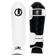 Ochraniacze na piszczel i stopę Octagon "Kevlar" - białe