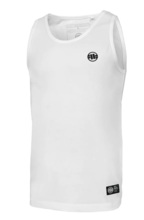 Tank Top koszulka PIT BULL "Small Logo 190" - biała