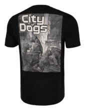 Koszulka PIT BULL "CITY OF DOG" - czarna