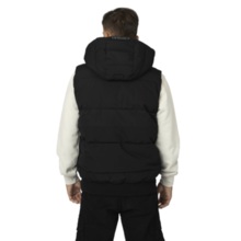 PIT BULL "Patton" Quilted Hooded Vest - Black