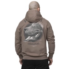 Bluza z kapturem PIT BULL "MIDNIGHT" - brązowy