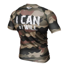 Rashguard krótki rękaw Beltor "Army" kompresyjny - moro