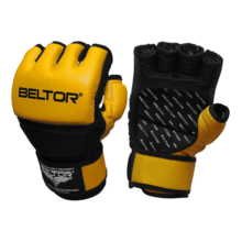 Rękawice MMA Beltor One - żółto-czarne