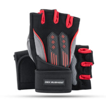 Bodybuilding gloves with DBX Bushido DBX-115 anti-slip system