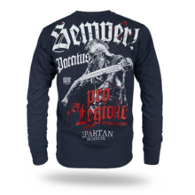 Longsleeve Dobermans Aggressive "SEMPER PARATUS" LS412 - granatowy
