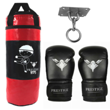 ZESTAW BOKSERSKI Prestige worek treningowy dla dzieci 60cm + rękawice bokserskie + mocowanie