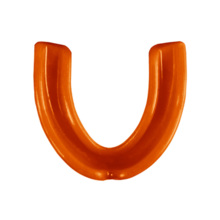 Octagon gel mouthguard &quot;JAWS&quot; - black / orange