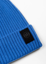 Czapka zimowa PIT BULL "VELCRO LOGO" - niebieski