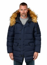 Kurtka zimowa PIT BULL "Kingston II" - granatowy