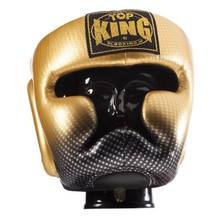 Kask bokserski sparingowy Top King TKHGSS-01GD "SUPER STAR" (gold) "K"