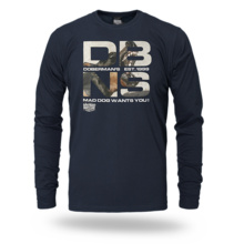 Longsleeve Dobermans Aggressive "DBNS" LS354 - granatowy
