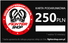 Karta Podarunkowa Fighershop 250 PLN