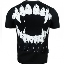 Octagon T-shirt &quot;Teeth&quot; - black