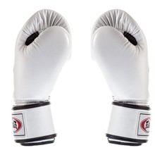 Rękawice bokserskie FAIRTEX  BGV1-B (white/black 0palm) breathable "K"