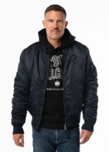 PIT BULL "HACKET" transitional bomber jacket - dark navy blue