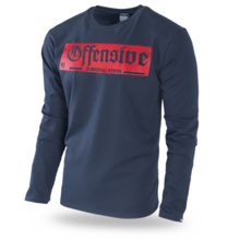 Longsleeve Dobermans Aggressive "AN UNSTOPPABLE OFFENSIVE PRIDE" LS265" - granatowy