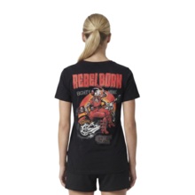 PIT BULL "REBEL BORN" Women's T-shirt - Black