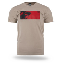 Koszulka T-shirt Dobermans Aggressive "NEVER FORGETS" TS379 - beżowa