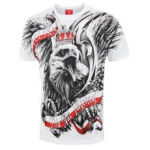 Koszulka Aquila "Polska - Dla nas zwyciężaj" HD - biała
