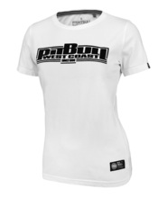 Koszulka damska PIT BULL "Classic Boxing" '22 - biała