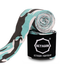 Octagon boxing wrap bandages 3 m - mint camo