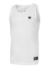 Tank Top T-shirt PIT BULL &quot;Small Logo&quot; &#39;21 Slim Fit Lycra - white