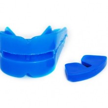 Ochraniacz na zęby szczękę podwójny Masters OZ-3 - niebieska