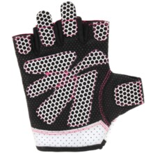Rękawiczki treningowe skórzane damskie Beltor "Ladies Touch" - biały/różowy