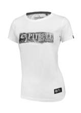 Koszulka damska PIT BULL "Poster" '22 - biała