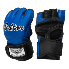 BELTOR RĘKAWICE MMA / MMA GLOVES    "CRINGER"   M - niebieski - blue B0766
