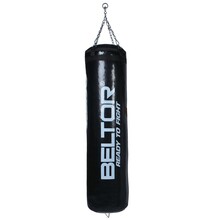 BELTOR WOREK BOKSERSKI 150/40cm / BOXING BAG "PRO X-FIGHTER" (mocny łańcuch – strong chain) czarny – black B1937