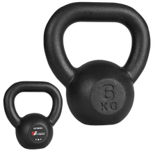 BELTOR PF LINE KETTLEBELL OBCIĄŻENIE ŻELIWNE  6kg PLATINUM FITNESS CZARNY / BLACK P0194