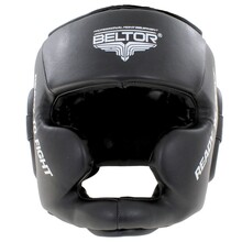 BELTOR KASK SPARINGOWY /  SPARRING HEAD GUARD "GUARDIAN"  czarny/biały -  black/white    XS  B2157