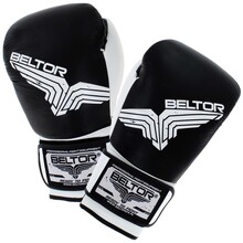 BELTOR RĘKAWICE BOKSERSKIE / BOXING GLOVES    "PRO-FIGHT" 14oz - czarny/black B0014