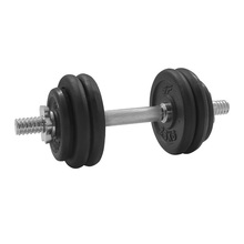 BELTOR PF LINE HANTLA ŻELIWNA - CAST IRON DUMBBELL CZARNA-BLACK 15kg / 28mm P0072