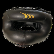 KASK Z OSŁONĄ NOSA - PRO CZARNY M