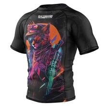 Short Sleeve Rashguard Cyber Animals
