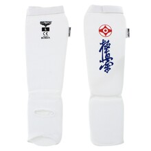 BELTOR KARATE OCHRANIACZE GOLENI I ŚRÓDSTOPIA / SHIN INSTEP GUARDS "KABE KYOKUSHINKAI" biały/white L  B2202