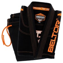BELTOR BJJ GI / KIMONO VANQUISHER black/orange - czarny/pomarańczowy A3 B2818