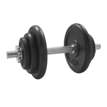 BELTOR PF LINE HANTLA ŻELIWNA - CAST IRON DUMBBELL CZARNA-BLACK 20kg / 28mm P0073