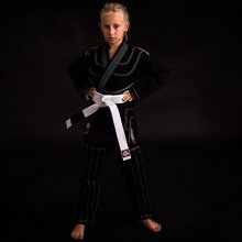 GI do BJJ dla dzieci "DBX Junior " (Czarne) + pas GRATIS - X-SERSIES M3