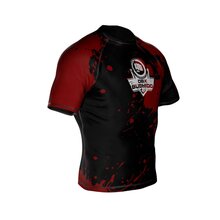 Koszulka kompresyjna "Blood" typu Rashguard powstała z materiału DBX MORE DRY XL